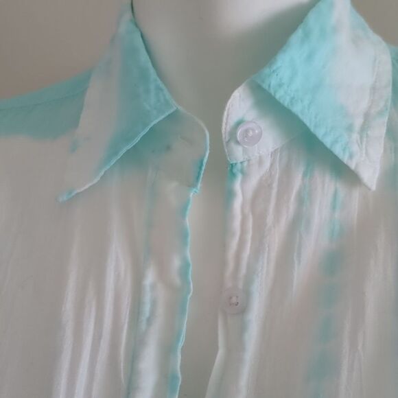 LETARTE Apres Soleil Button-Down Oversized Shirt Size Small - Picture 7 of 10